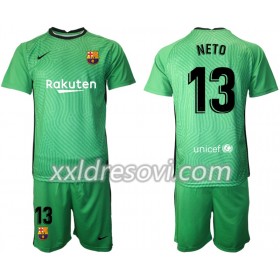 FC Barcelona Golmanski Norberto Neto 13 Dječji Komplet dresovi za nogomet 2020-2021 M001 (+ kratke hlače)